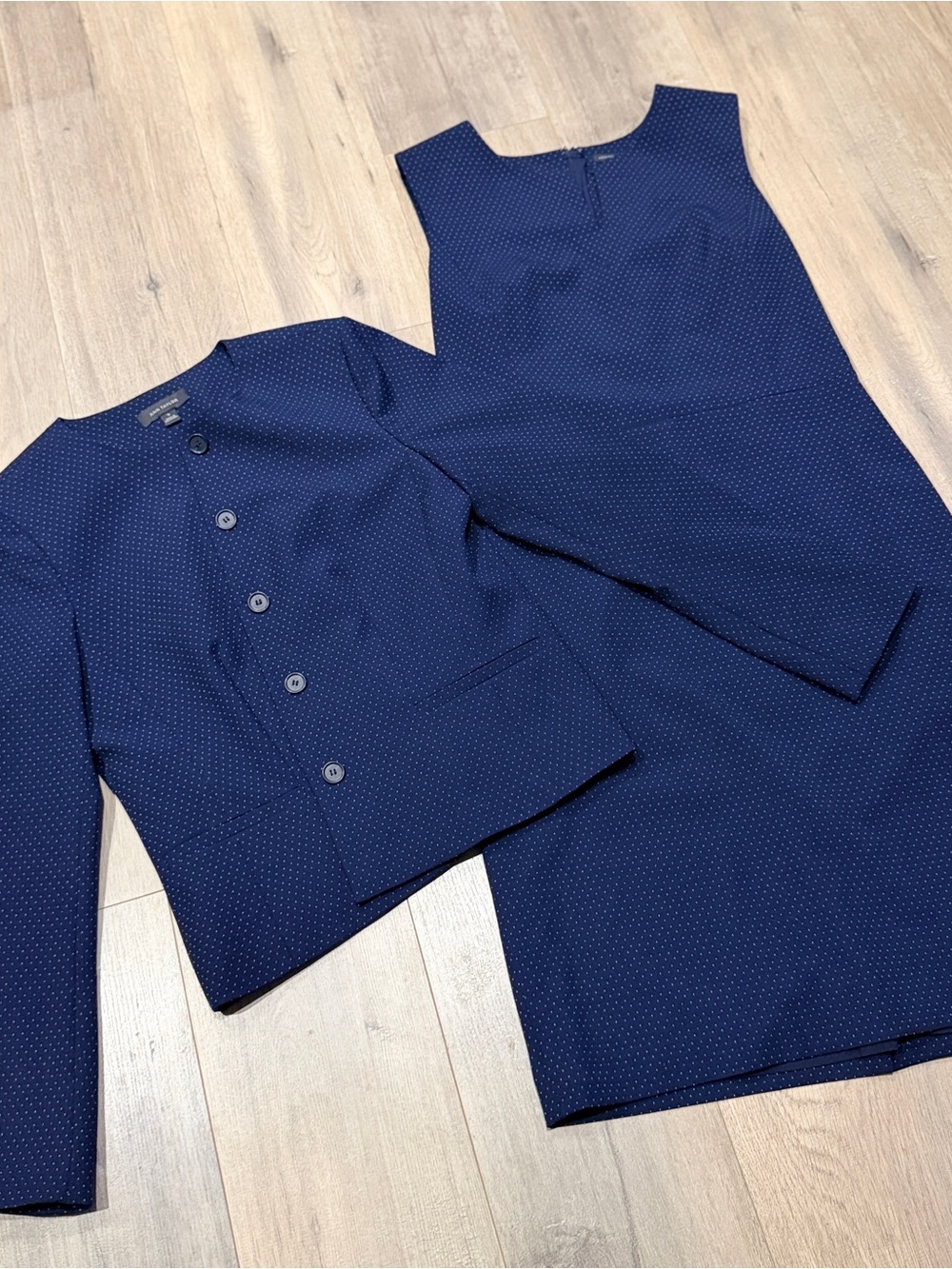 Ann Taylor Navy Preppy Academia Suit Set